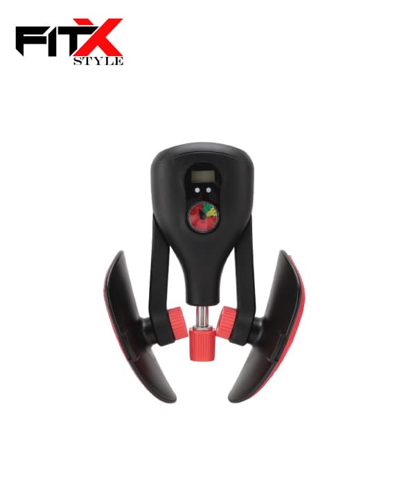 Thigh Master, 0-35kg Adjustable Resistance, Leg and Inner Thigh Strength Exercise Equipment with Digital Display with Straps, Pelvic Floor Muscle Trainer for Men Women for Workout